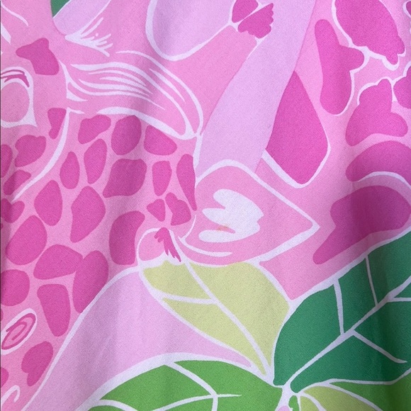 Vintage Lilly Pullitzer Tropical Pink and Green Women's Skirt, Womens 4 - Picture 2 of 8